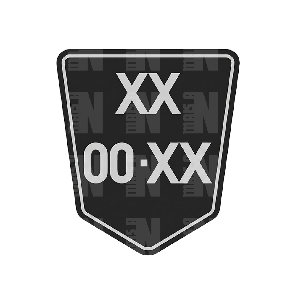 Matrículas Flexíveis - MOTOCROSS