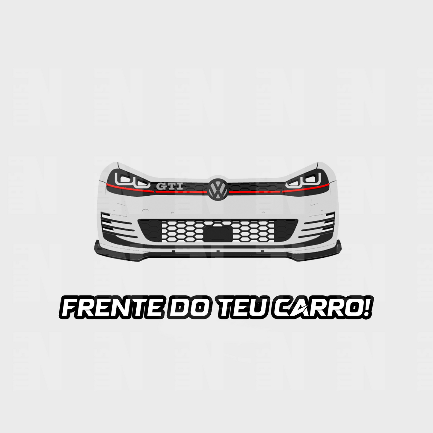 Decoração - Frente do carro