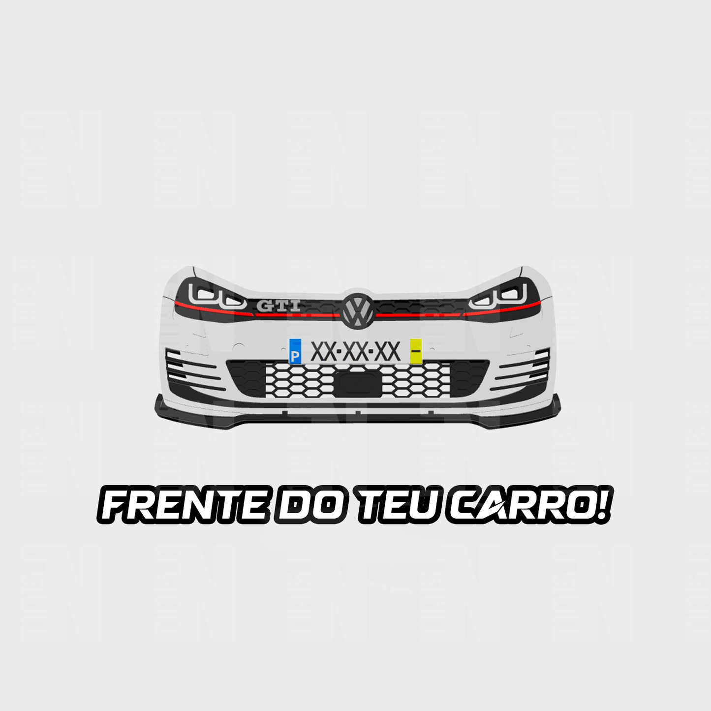 Decoração - Frente do carro