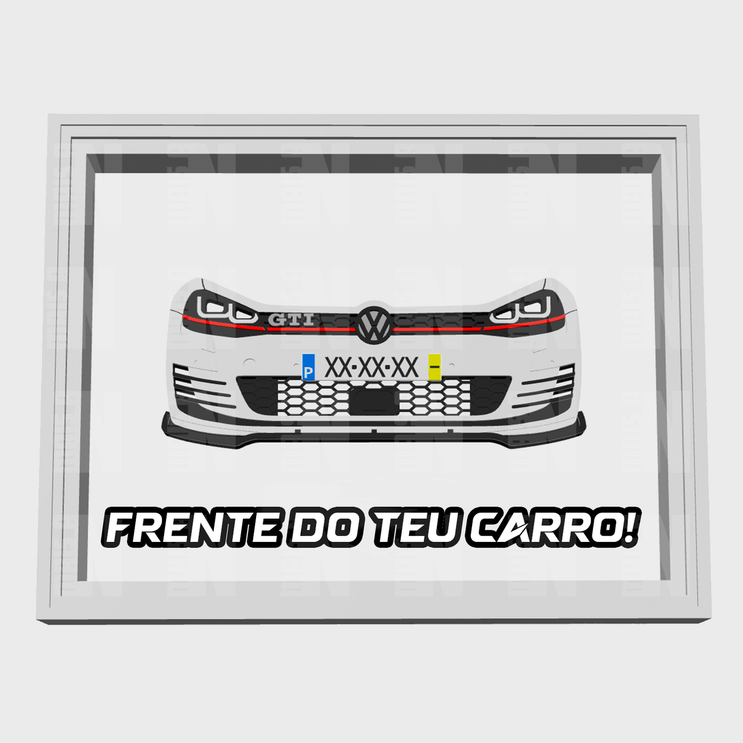 Decoração - Frente do carro