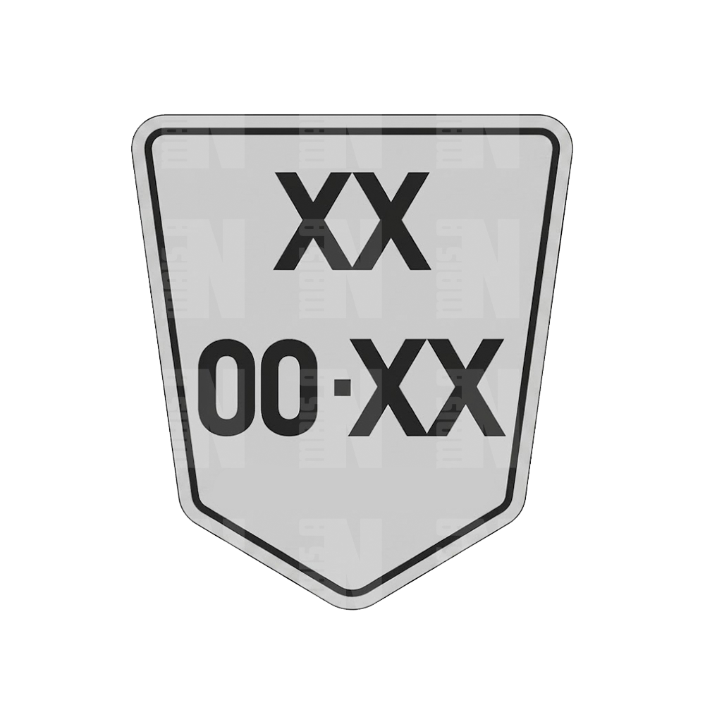 Matrículas Flexíveis - MOTOCROSS